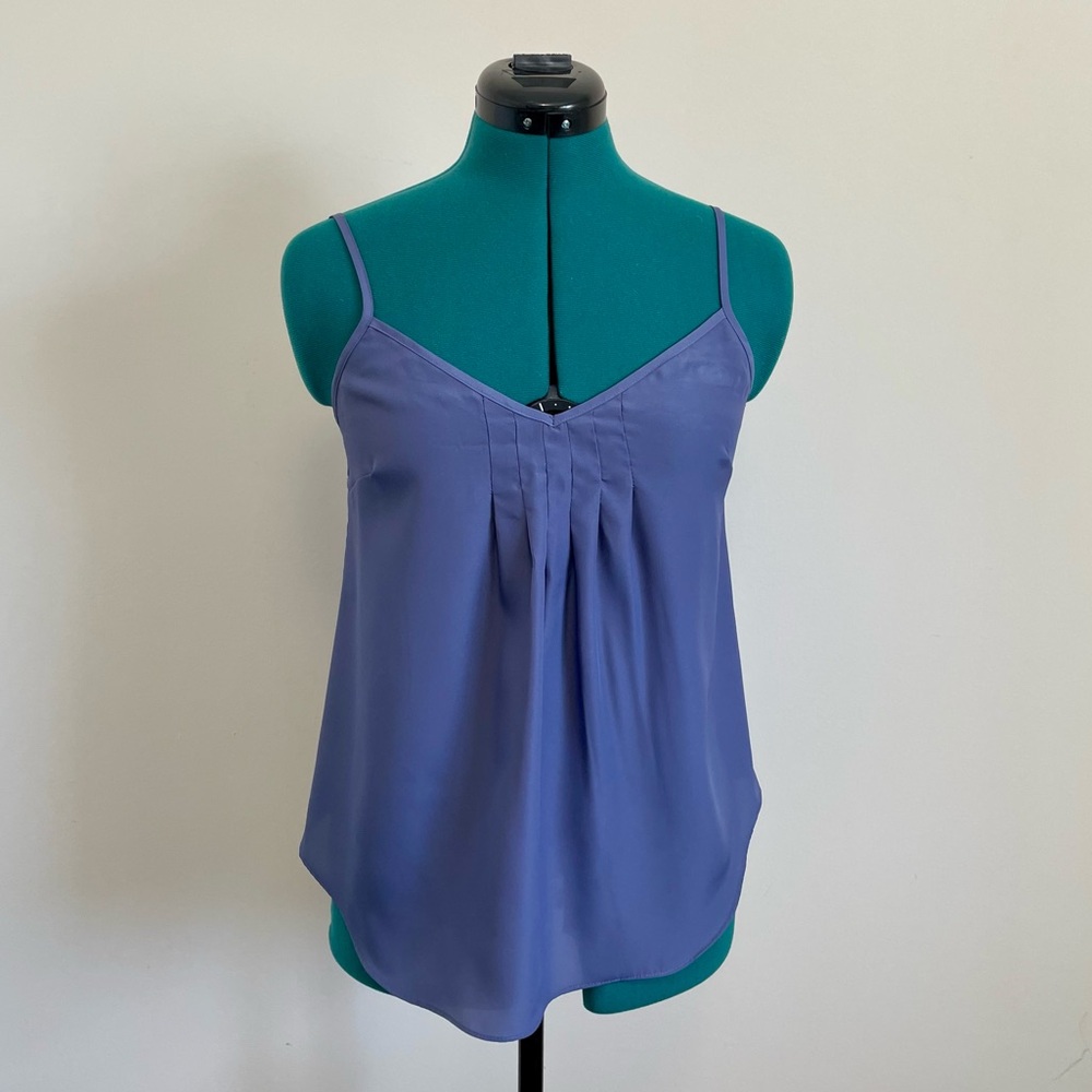 MOVING SALE- Talula Purple/Blue V-neck Cami with Adjustable Straps